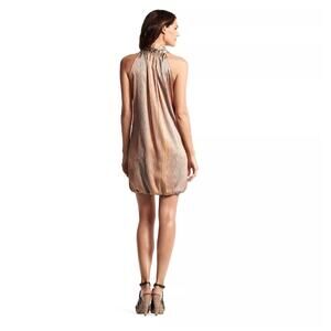 Derek Lam for Design Nation Woodgrain Bubble Hem Mini Dress Size Small